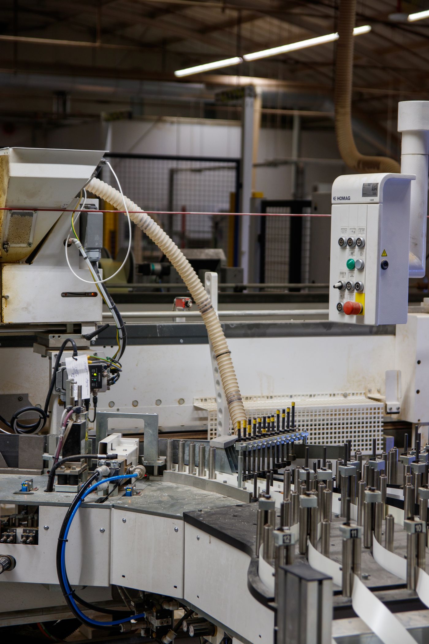 Manufacturing equipment on a production line